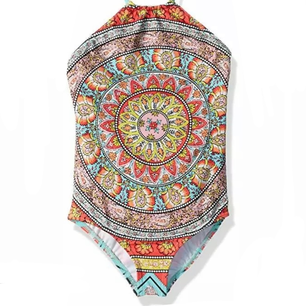 Billabong Girls' Samsara One Piece Swimsuit, Multi  (8)